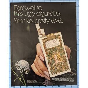 Vintage Print 1971 Ad Eve Cigarettes